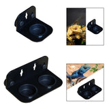 Maxbell Hanging Reptile Feeding Tray with Suction Cup Food Bowl for Lizard Chameleon Single Slot