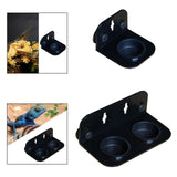 Maxbell Hanging Reptile Feeding Tray with Suction Cup Food Bowl for Lizard Chameleon Single Slot