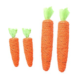 Maxbell 4 Pieces Cat Chew Toy Funny Paper Rope Teaser Toy for Dogs Small Pet Hamster