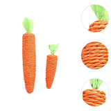 Maxbell 4 Pieces Cat Chew Toy Funny Paper Rope Teaser Toy for Dogs Small Pet Hamster