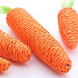 Maxbell 4 Pieces Cat Chew Toy Funny Paper Rope Teaser Toy for Dogs Small Pet Hamster