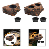 Maxbell Hanging Magnetic Reptile Feeding Tray Food Water Dish for Small Reptiles Pet Single Slot