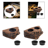 Maxbell Hanging Magnetic Reptile Feeding Tray Food Water Dish for Small Reptiles Pet Single Slot