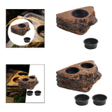 Maxbell Hanging Magnetic Reptile Feeding Tray Food Water Dish for Small Reptiles Pet Single Slot