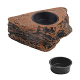 Maxbell Hanging Magnetic Reptile Feeding Tray Food Water Dish for Small Reptiles Pet Single Slot