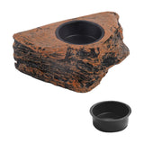 Maxbell Hanging Magnetic Reptile Feeding Tray Food Water Dish for Small Reptiles Pet Single Slot