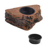 Maxbell Hanging Magnetic Reptile Feeding Tray Food Water Dish for Small Reptiles Pet Single Slot