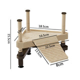 Maxbell Turtle Basking Platform Gifts Decorations Landscaping Tool Supplies Ornament S