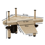 Maxbell Turtle Basking Platform Gifts Decorations Landscaping Tool Supplies Ornament M
