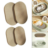 Maxbell 2 Pieces Cat Scratcher Refills Pet Supplies Protector Double Side Cardboards Large