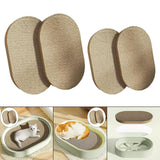 Maxbell 2 Pieces Cat Scratcher Refills Pet Supplies Protector Double Side Cardboards Large