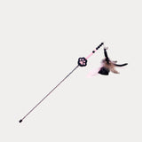 Maxbell Cat Teaser Toy Funny Lightweight Flexible Cat Toy for Jump Pounce black
