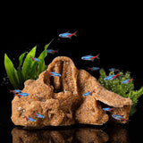 Maxbell Aquarium Decoration Ornament Professional Fish Cave for Fish Tortoise Snake