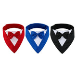 Maxbell Dog Bandana Puppy Soft Dog Kerchief for Halloween Holiday Children's Day Red