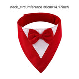 Maxbell Dog Bandana Puppy Soft Dog Kerchief for Halloween Holiday Children's Day Red