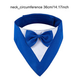 Maxbell Dog Bandana Puppy Soft Dog Kerchief for Halloween Holiday Children's Day Blue