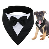 Maxbell Dog Bandana Puppy Soft Dog Kerchief for Halloween Holiday Children's Day Black