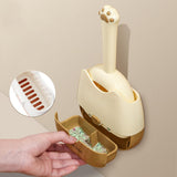 Maxbell Cat Litter Scooper Cute Convenient Sand Sifter for Home Living Room Litter Box Yellow