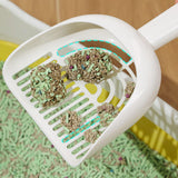 Maxbell Cat Litter Scooper Cute Convenient Sand Sifter for Home Living Room Litter Box Yellow