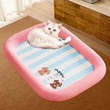 Maxbell Pet Cooling Pad Thickened Cooling Mat for Indoor Outdoor Cats and Small Dogs Pink