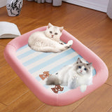 Maxbell Pet Cooling Pad Thickened Cooling Mat for Indoor Outdoor Cats and Small Dogs Pink
