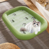 Maxbell Pet Cooling Pad Thickened Cooling Mat for Indoor Outdoor Cats and Small Dogs Green
