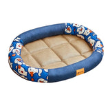Maxbell Cat Cooling Bed Summer Sleeping Iced Silk Pads for All Ages Cats Pet Supplies Blue