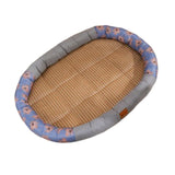 Maxbell Cat Cooling Bed Summer Sleeping Iced Silk Pads for All Ages Cats Pet Supplies Grey
