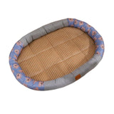 Maxbell Cat Cooling Bed Summer Sleeping Iced Silk Pads for All Ages Cats Pet Supplies Grey