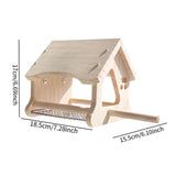 Maxbell Wooden Bird House Handcraft Easy to Clean Birdhouse for Yard Country Outside