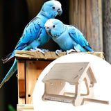 Maxbell Wooden Bird House Handcraft Easy to Clean Birdhouse for Yard Country Outside