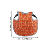 Maxbell Chicken Saddle Back Protector Poultry Clothes Ranch Chicken Jacket Hen Apron Orange
