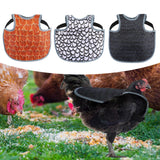 Maxbell Chicken Saddle Back Protector Poultry Clothes Ranch Chicken Jacket Hen Apron Orange