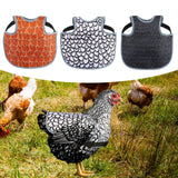 Maxbell Chicken Saddle Back Protector Poultry Clothes Ranch Chicken Jacket Hen Apron Orange