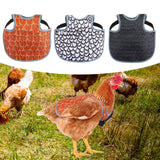 Maxbell Chicken Saddle Back Protector Poultry Clothes Ranch Chicken Jacket Hen Apron Orange