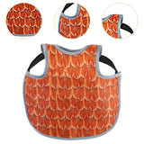 Maxbell Chicken Saddle Back Protector Poultry Clothes Ranch Chicken Jacket Hen Apron Orange