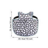 Maxbell Chicken Saddle Back Protector Poultry Clothes Ranch Chicken Jacket Hen Apron Black White