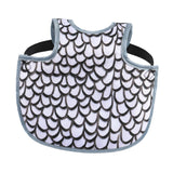 Maxbell Chicken Saddle Back Protector Poultry Clothes Ranch Chicken Jacket Hen Apron Black White