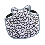 Maxbell Chicken Saddle Back Protector Poultry Clothes Ranch Chicken Jacket Hen Apron Black White