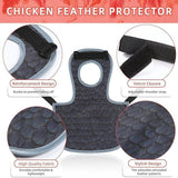 Maxbell Chicken Saddle Back Protector Poultry Clothes Ranch Chicken Jacket Hen Apron Deep Blue
