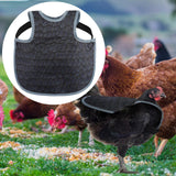 Maxbell Chicken Saddle Back Protector Poultry Clothes Ranch Chicken Jacket Hen Apron Deep Blue