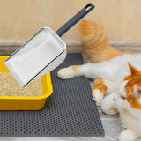 Maxbell Small Mesh Stainless Steel Cats Litter Scooper Metal Scooper for 6 Mesh