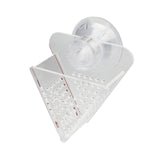 Maxbell Fish Feeder Cup Acrylic with Suction Cup Clear Cone Cup for Frozen Fish Food