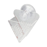 Maxbell Fish Feeder Cup Acrylic with Suction Cup Clear Cone Cup for Frozen Fish Food