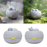 Maxbell Pet Ash Container Dog Cremation Urn Accessories Handicraft Lightweight Resin
