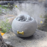 Maxbell Pet Ash Container Dog Cremation Urn Accessories Handicraft Lightweight Resin