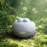 Maxbell Pet Ash Container Cat Cremation Urn Accessory for Indoor Outdoor 5.1x3.9inch