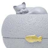 Maxbell Pet Ash Container Cat Cremation Urn Accessory for Indoor Outdoor 5.1x3.9inch