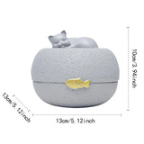 Maxbell Pet Ash Container Cat Cremation Urn Accessory for Indoor Outdoor 5.1x3.9inch