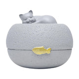 Maxbell Pet Ash Container Cat Cremation Urn Accessory for Indoor Outdoor 5.1x3.9inch